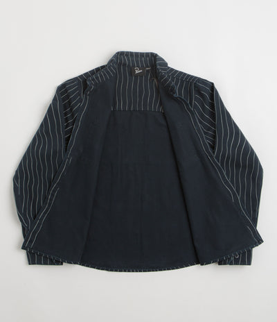 by Parra Meandering Lines Shirt - Navy Blue