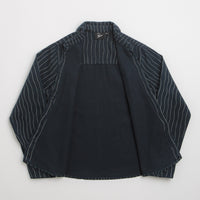by Parra Meandering Lines Shirt in Navy Blue thumbnail