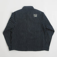 by Parra Meandering Lines Shirt - Navy Blue thumbnail