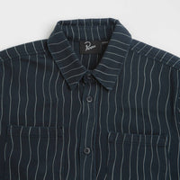 by Parra Meandering Lines Shirt - Navy Blue thumbnail
