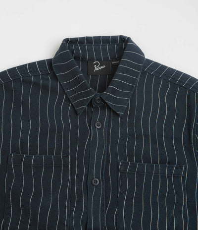 by Parra Meandering Lines Shirt - Navy Blue