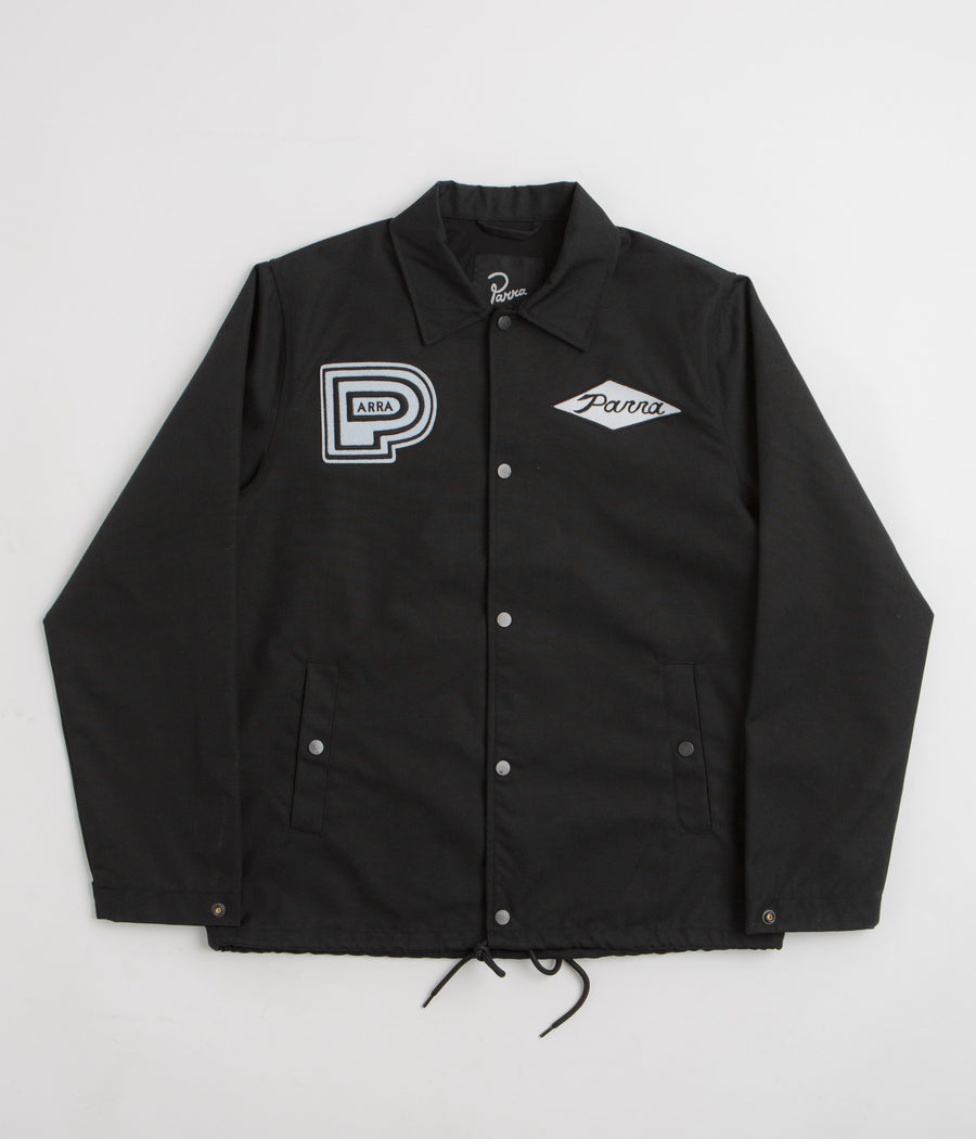 by Parra Midnight Surprise Coach Jacket in Black