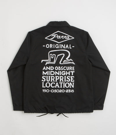 by Parra Midnight Surprise Coach Jacket - Black