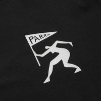 by Parra Neurotic Flag Long Sleeve T-Shirt - Black thumbnail