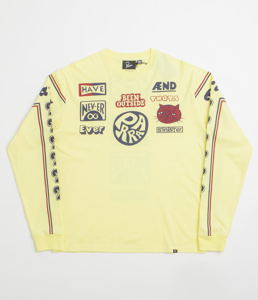 by Parra Never Sinister Long Sleeve T-Shirt in Yellow