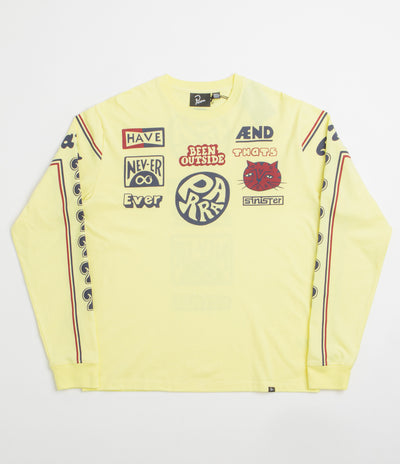 by Parra Never Sinister Long Sleeve T-Shirt in Yellow
