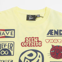 by Parra Never Sinister Long Sleeve T-Shirt in Yellow thumbnail