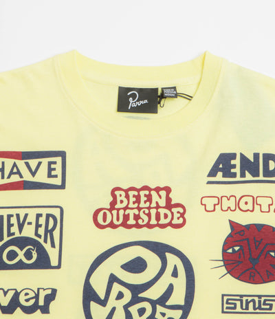 by Parra Never Sinister Long Sleeve T-Shirt in Yellow