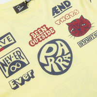by Parra Never Sinister Long Sleeve T-Shirt in Yellow thumbnail