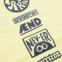 by Parra Never Sinister Long Sleeve T-Shirt in Yellow thumbnail