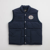 by Parra New System Puffer Vest - Navy Blue thumbnail