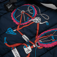 by Parra New System Puffer Vest - Navy Blue thumbnail