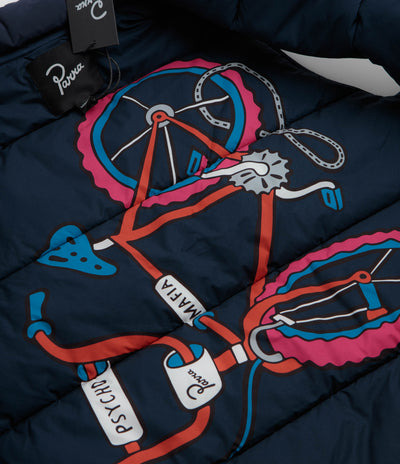 by Parra New System Puffer Vest - Navy Blue