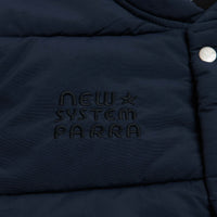 by Parra New System Puffer Vest - Navy Blue thumbnail