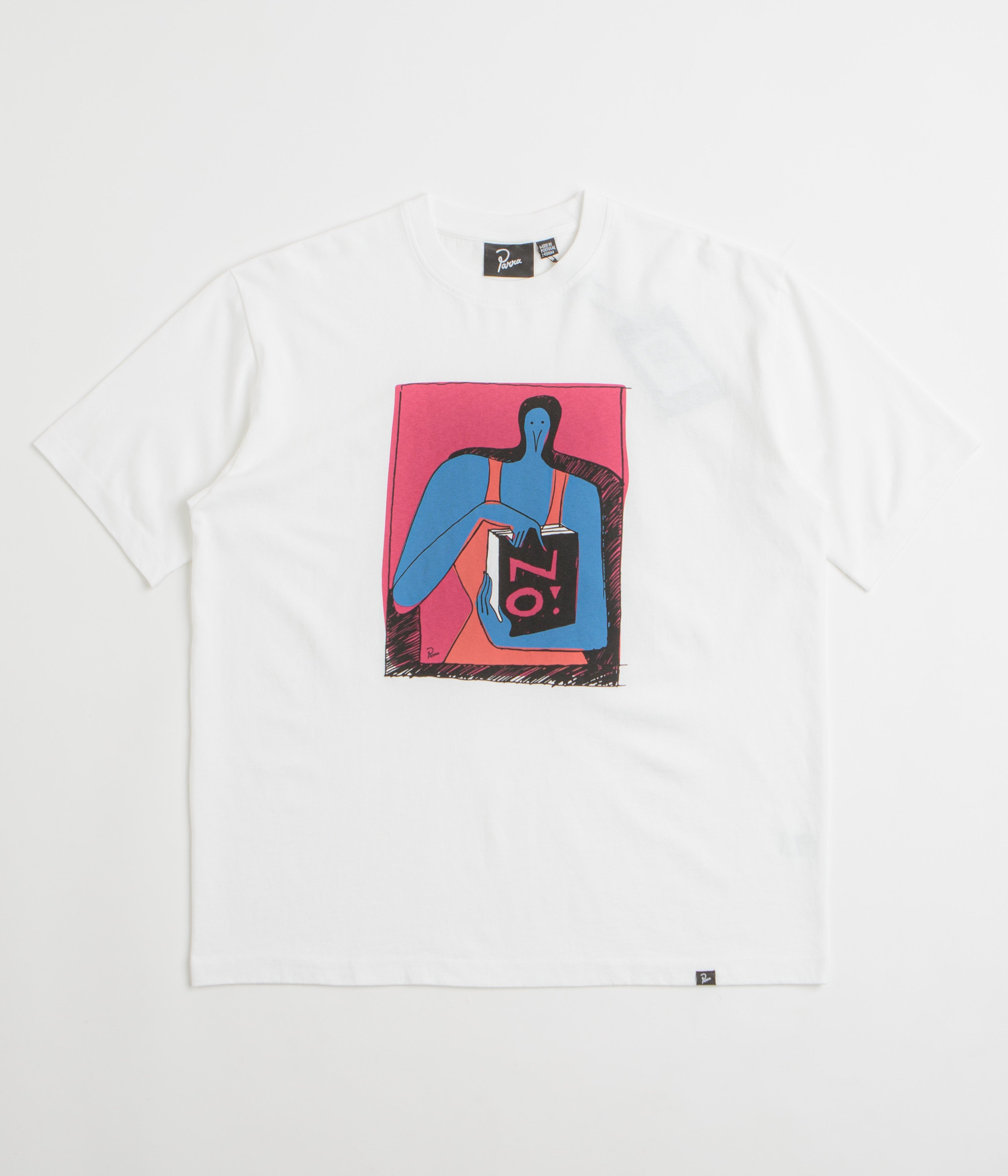 by Parra No Books T-Shirt in White