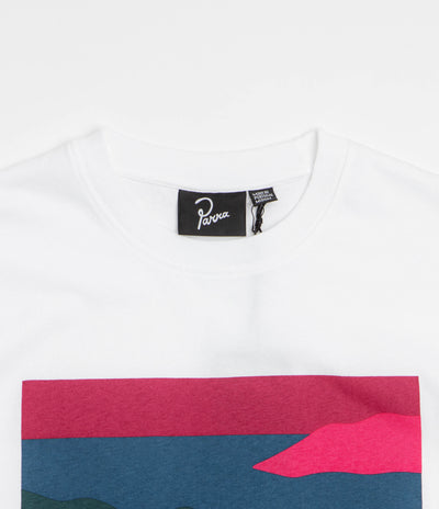 by Parra No Vacation T-Shirt in White