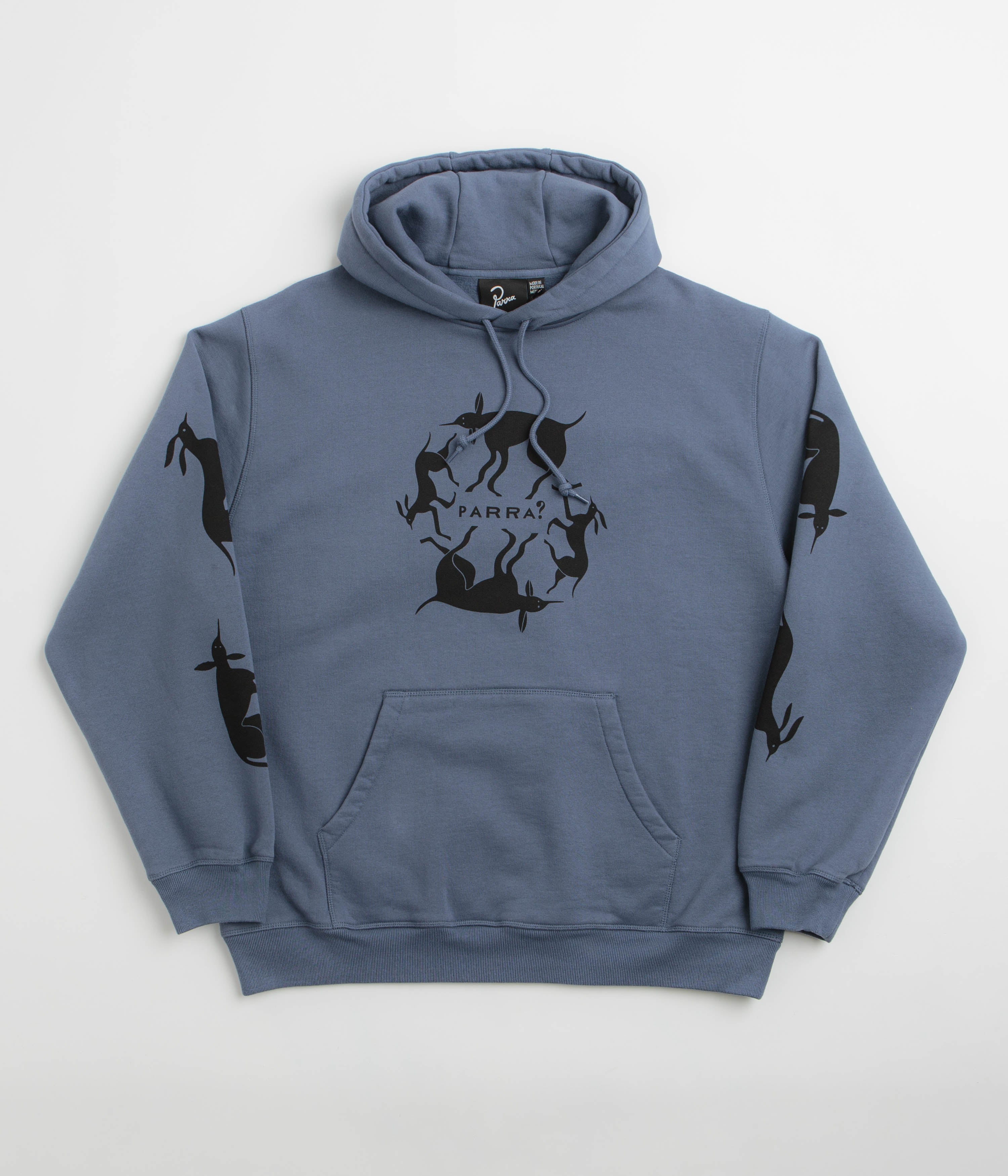 by Parra Non Grand Cafe Hoodie in Blue