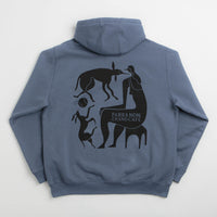 by Parra Non Grand Cafe Hoodie in Blue thumbnail