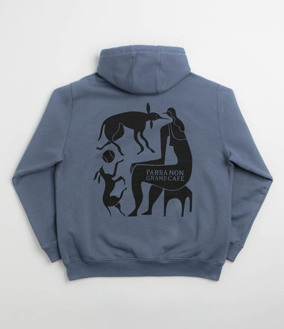 by Parra Non Grand Cafe Hoodie in Blue