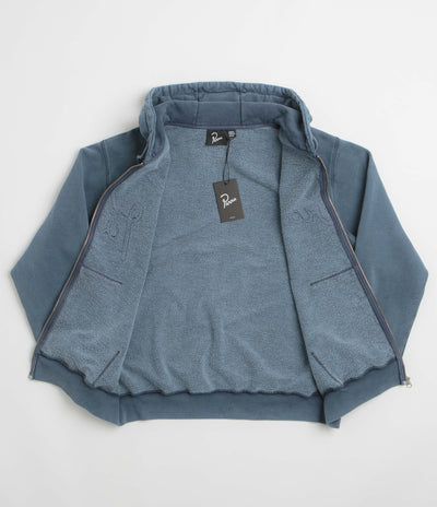 by Parra Not Fade Away Zip Hoodie - Washed Dark Grey