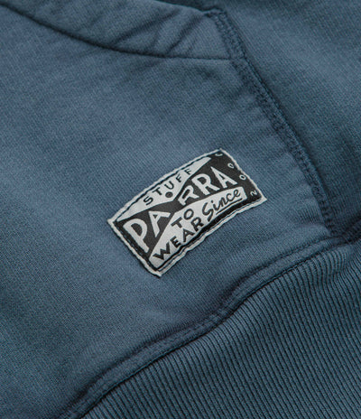 by Parra Not Fade Away Zip Hoodie - Washed Dark Grey
