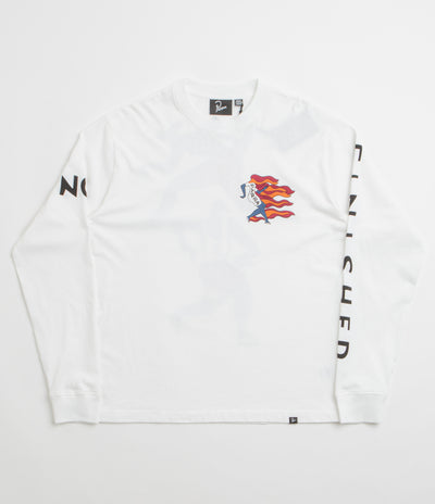 by Parra Not Finished Long Sleeve T-Shirt - White