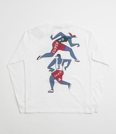 by Parra Not Finished Long Sleeve T-Shirt - White