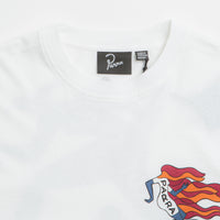 by Parra Not Finished Long Sleeve T-Shirt - White thumbnail