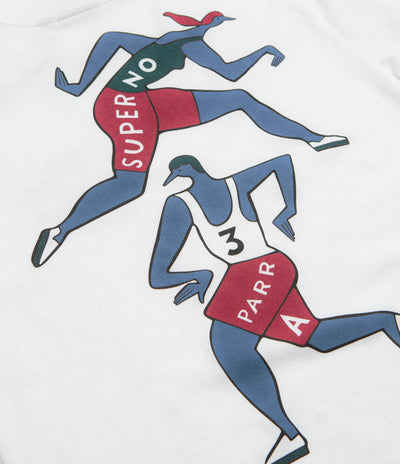 by Parra Not Finished Long Sleeve T-Shirt - White