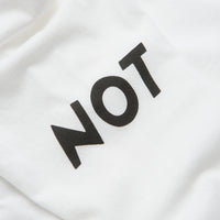 by Parra Not Finished Long Sleeve T-Shirt - White thumbnail