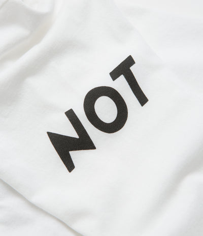 by Parra Not Finished Long Sleeve T-Shirt - White