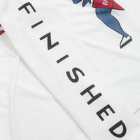 by Parra Not Finished Long Sleeve T-Shirt - White thumbnail