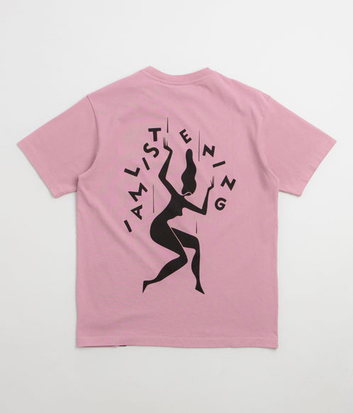 by Parra Not Listening T-Shirt - Pink