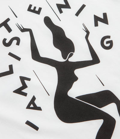by Parra Not Listening T-Shirt - White