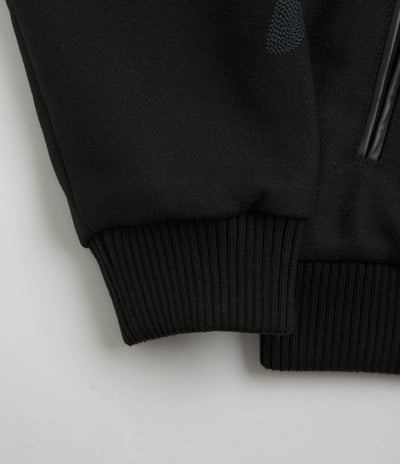 by Parra Not Movie Quality Varsity Jacket - Black