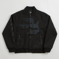 by Parra Not Movie Quality Varsity Jacket - Black thumbnail
