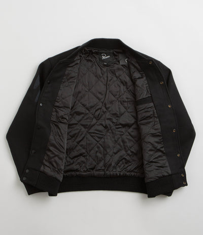 by Parra Not Movie Quality Varsity Jacket - Black