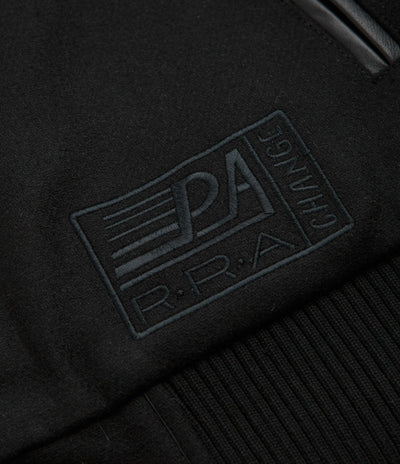 by Parra Not Movie Quality Varsity Jacket - Black