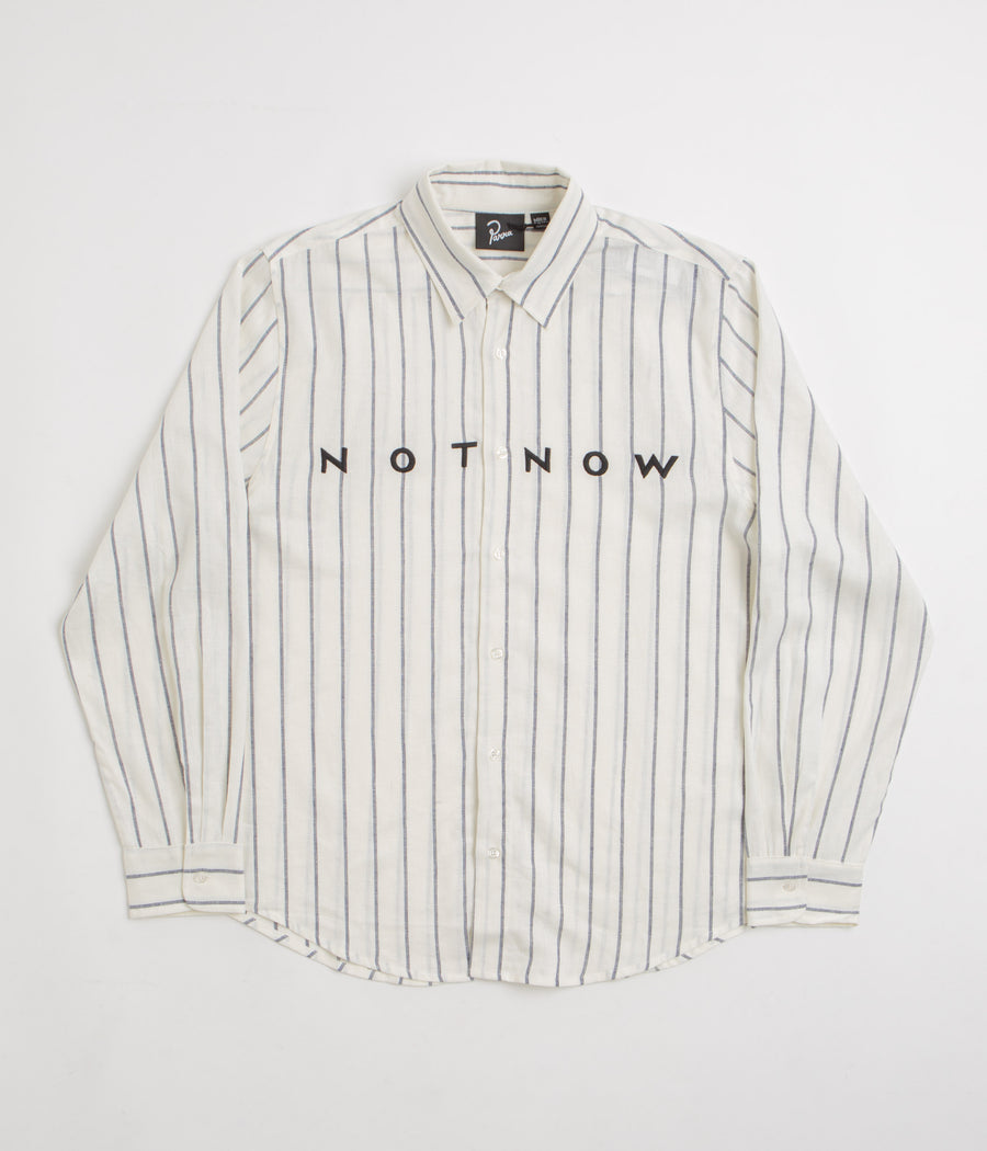 by Parra Not Now Shirt in White