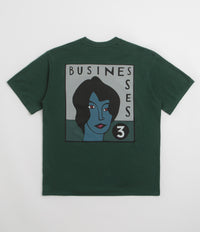 by Parra Nothing Please T-Shirt in Pine Green