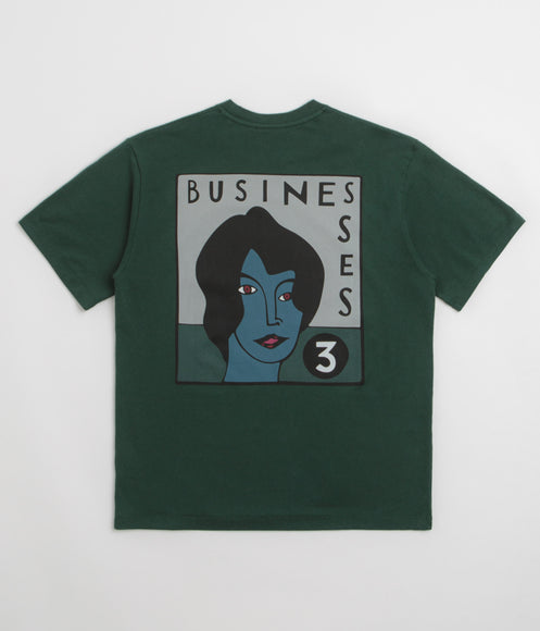 by Parra Nothing Please T-Shirt - Pine Green