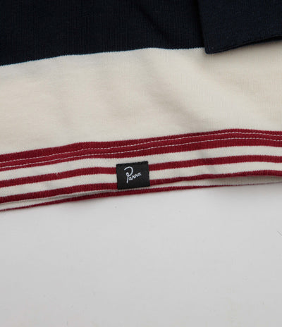 by Parra Original Stripe Long Sleeve T-Shirt - Pine Green