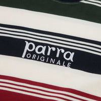by Parra Original Stripe Long Sleeve T-Shirt - Pine Green thumbnail
