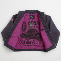 by Parra Owl Meets Rat Racing Jacket in Blue thumbnail