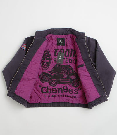 by Parra Owl Meets Rat Racing Jacket in Blue