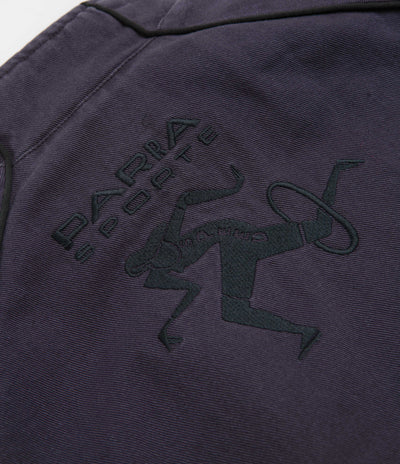 by Parra Owl Meets Rat Racing Jacket in Blue