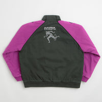 by Parra Owl Meets Rat Racing Jacket in Purple Pink thumbnail