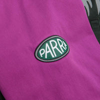 by Parra Owl Meets Rat Racing Jacket in Purple Pink thumbnail