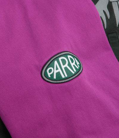 by Parra Owl Meets Rat Racing Jacket in Purple Pink