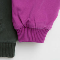 by Parra Owl Meets Rat Racing Jacket in Purple Pink thumbnail